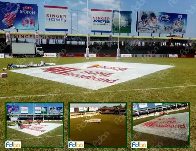 3D Logo Painting On Sports Field